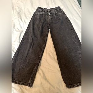 Wide leg denim